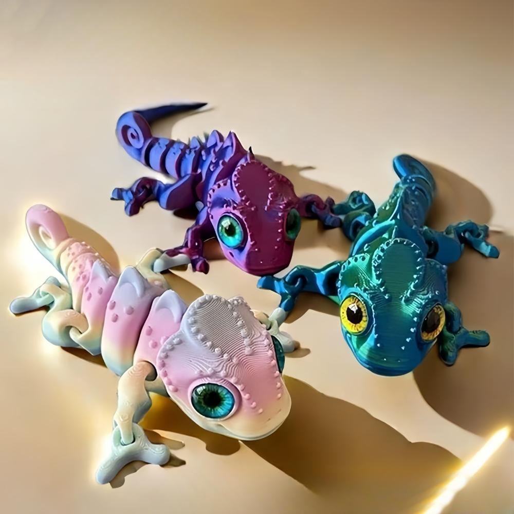 3D Printing App - 3D Printing Chameleon Figures Multi-joint Movable