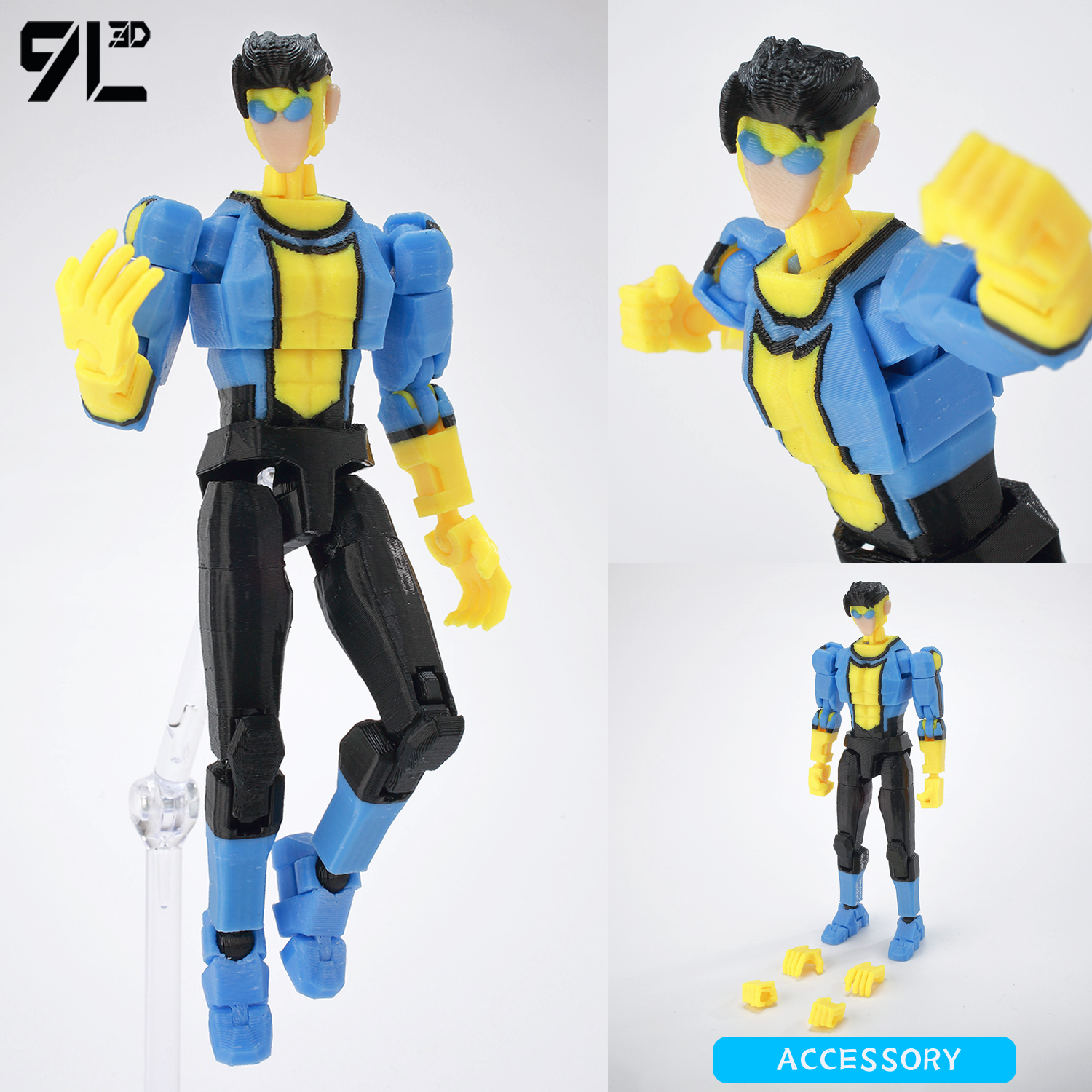 3D Printing Gundam - Empire Mark 9L3D Lucky13 Dummy13 Model