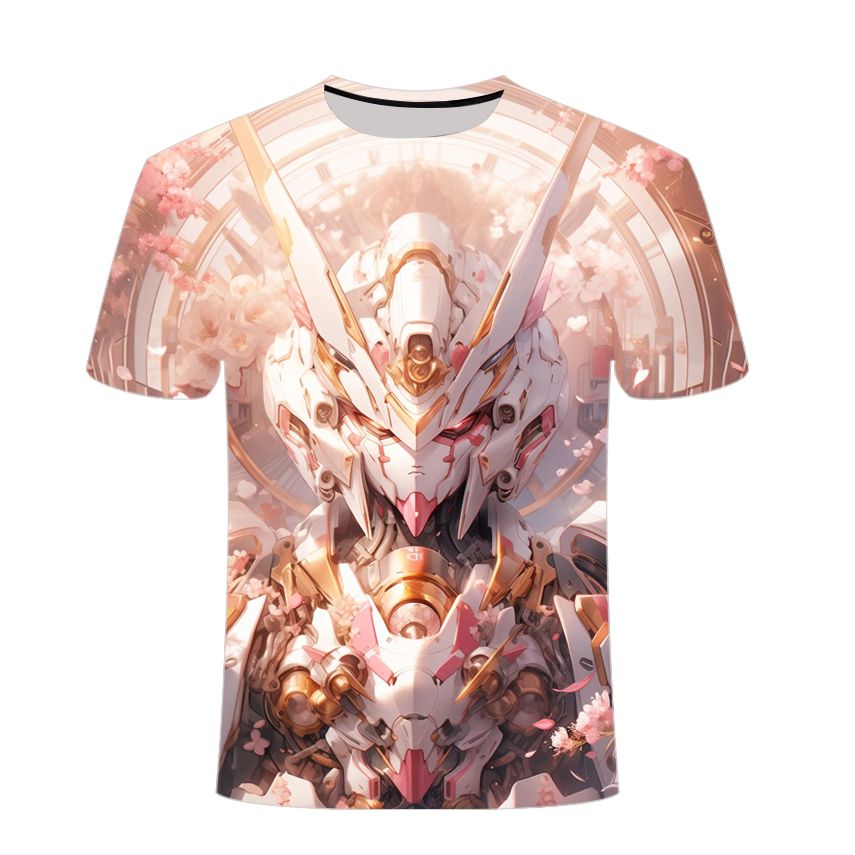 3D Printing Gundam - 2026 Summer New Style Short Sleeve