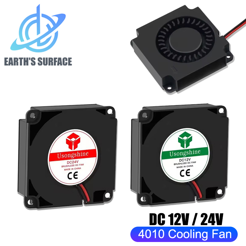 Cooling Fan 40Mm 3D - 3D Printer Parts Turbine Fan 12V