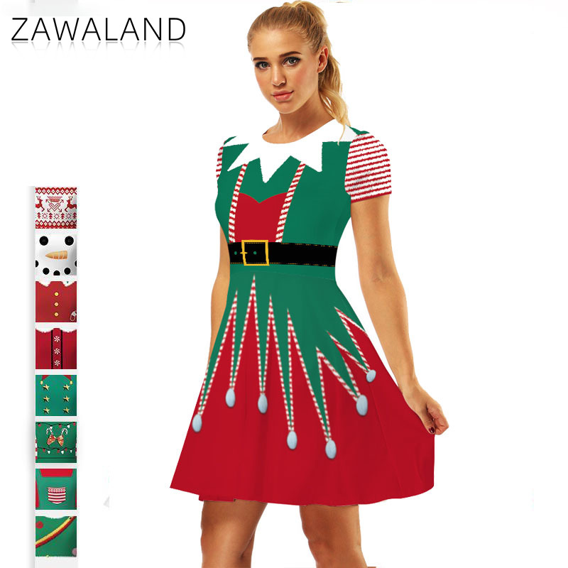 3D Printing Xmas - Xmas Cosplay Costume Elk Graphics Stripe