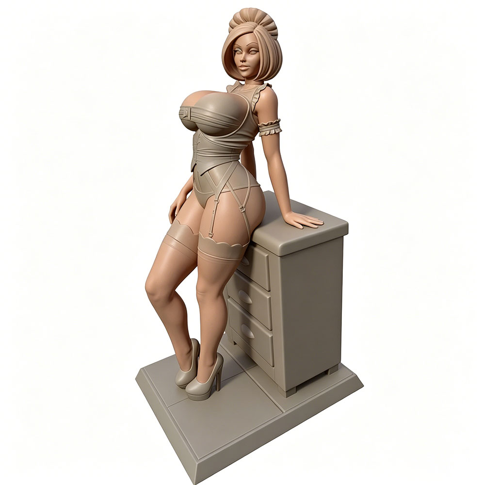 3D Printing App - 75mm --175mm Sexy Girl Resin Model
