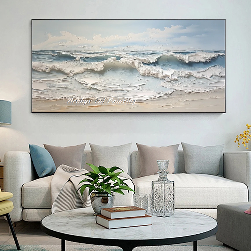 3D Printing Room - Arthyx,Handpainted 3D Knife Sea Wave Oil