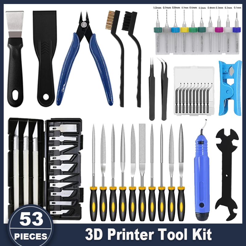 3D Printing Glue Stick - 3D Printer Tools Kit, 53pcs 3D