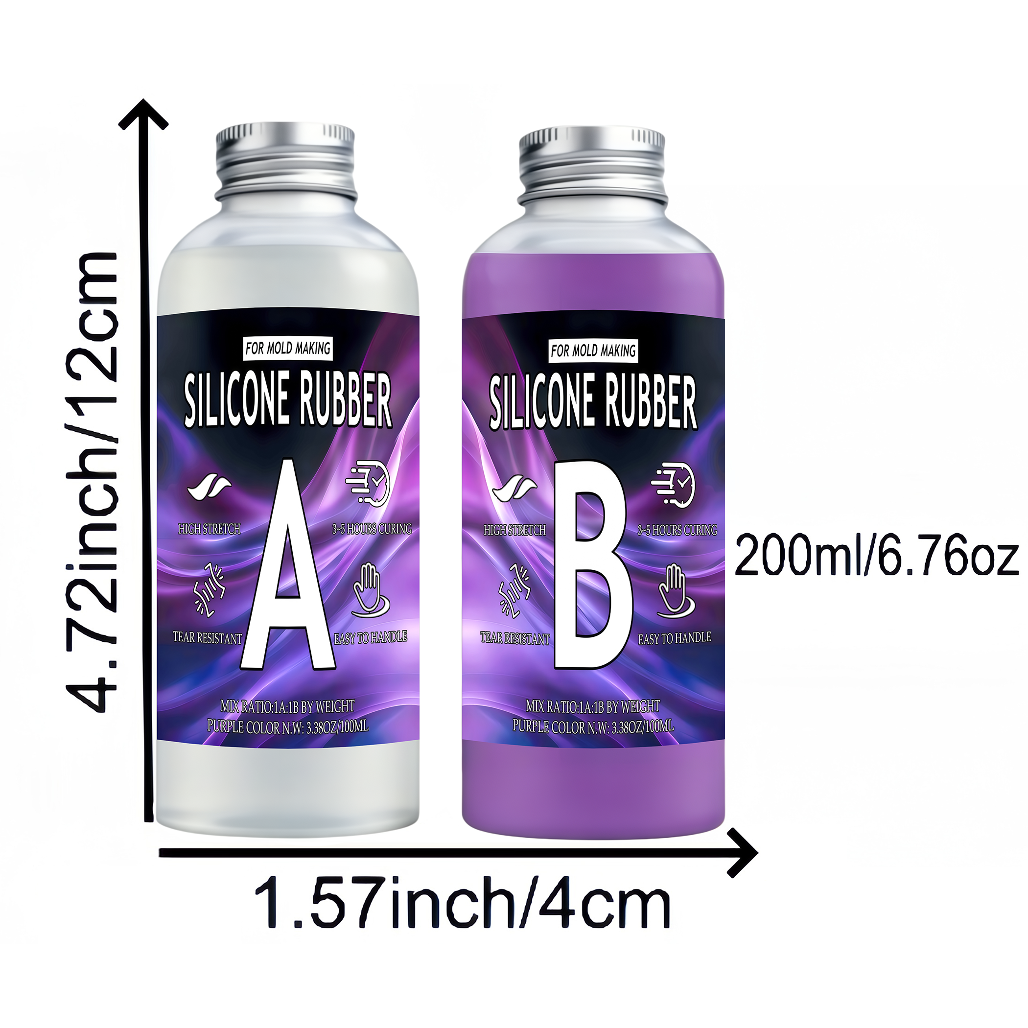 Platinum-cured liquid silicone - 3D Printing App recension och pris