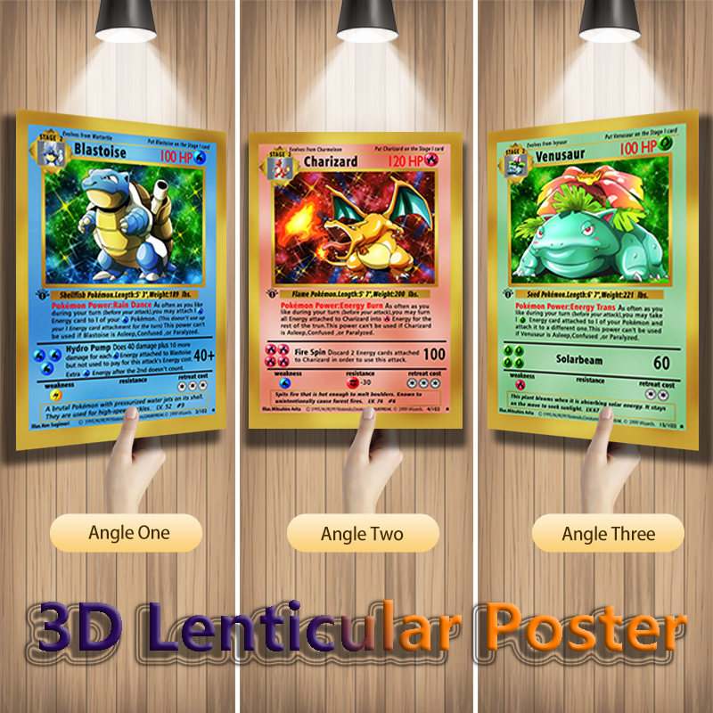 Anime Pokemon 3D Lenticular Po - 3D Printing Room recension och pris