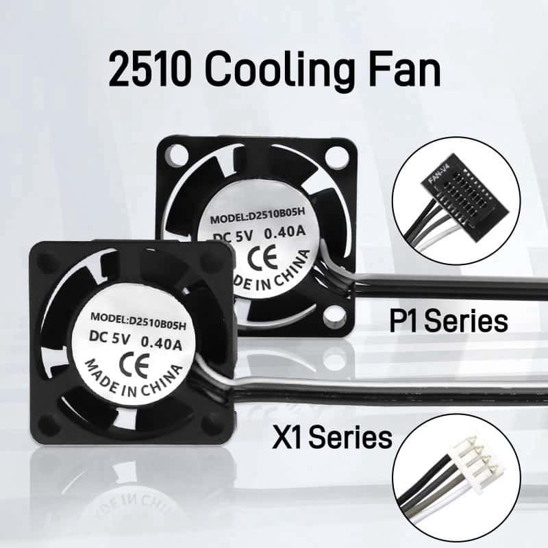 2510 Fan For Bambu Lab X1/P1 H - 3D Printing Bambu Lab A1 recension och pris