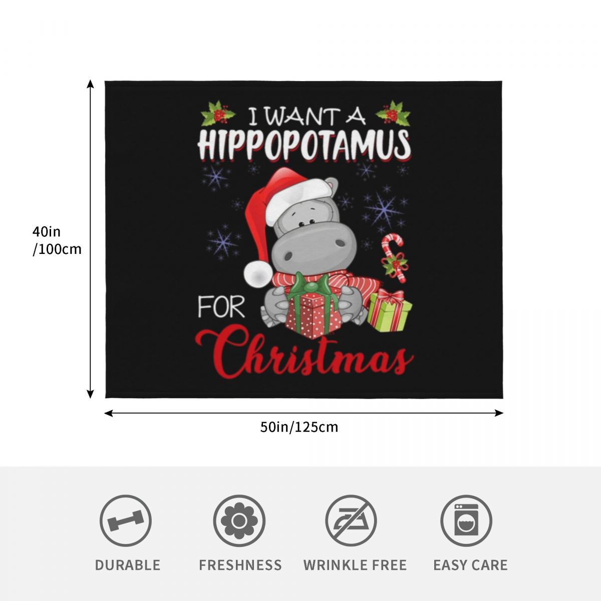I Want A Hippopotamus For Chri - 3D Printing Xmas recension och pris