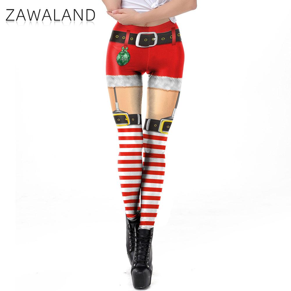 Zawaland Christmas Yoga Leggin - 3D Printing Xmas recension och pris