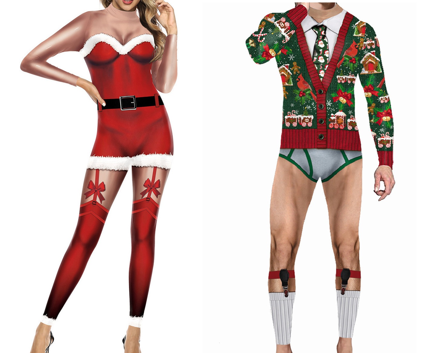 Women Men Ugly Christmas Costu - 3D Printing Xmas recension och pris