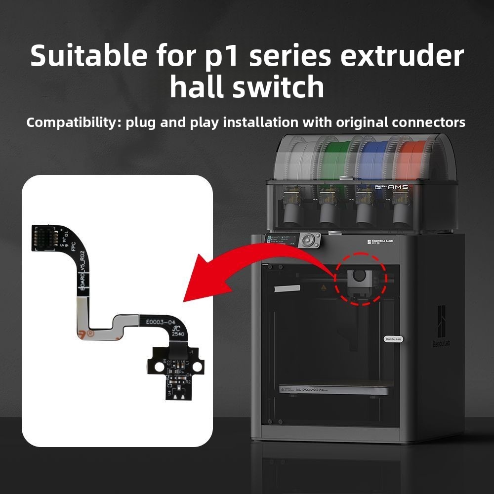 For A1/A1mini/P1P/P1S Hall Swi - 3D Printing Industry recension och pris