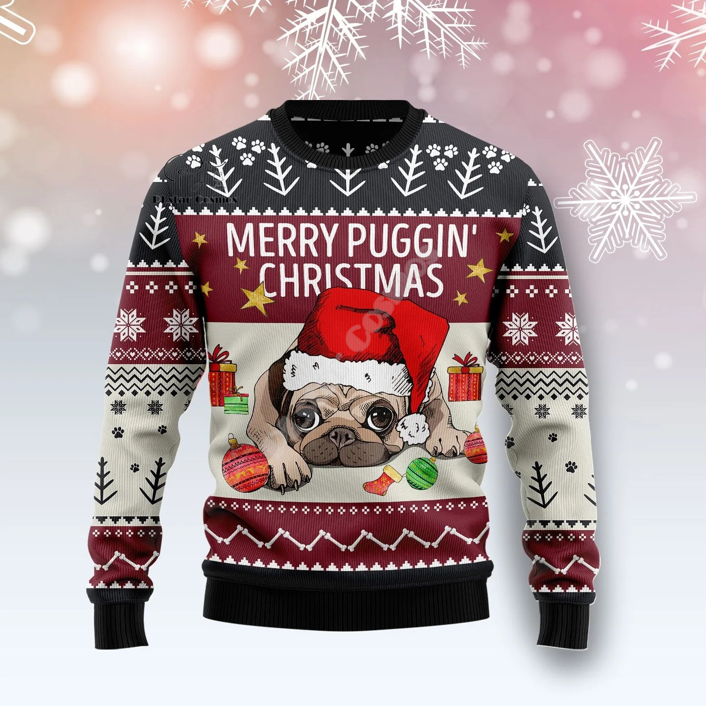 Christmas Ugly Knitted Sweater - 3D Printing Xmas recension och pris