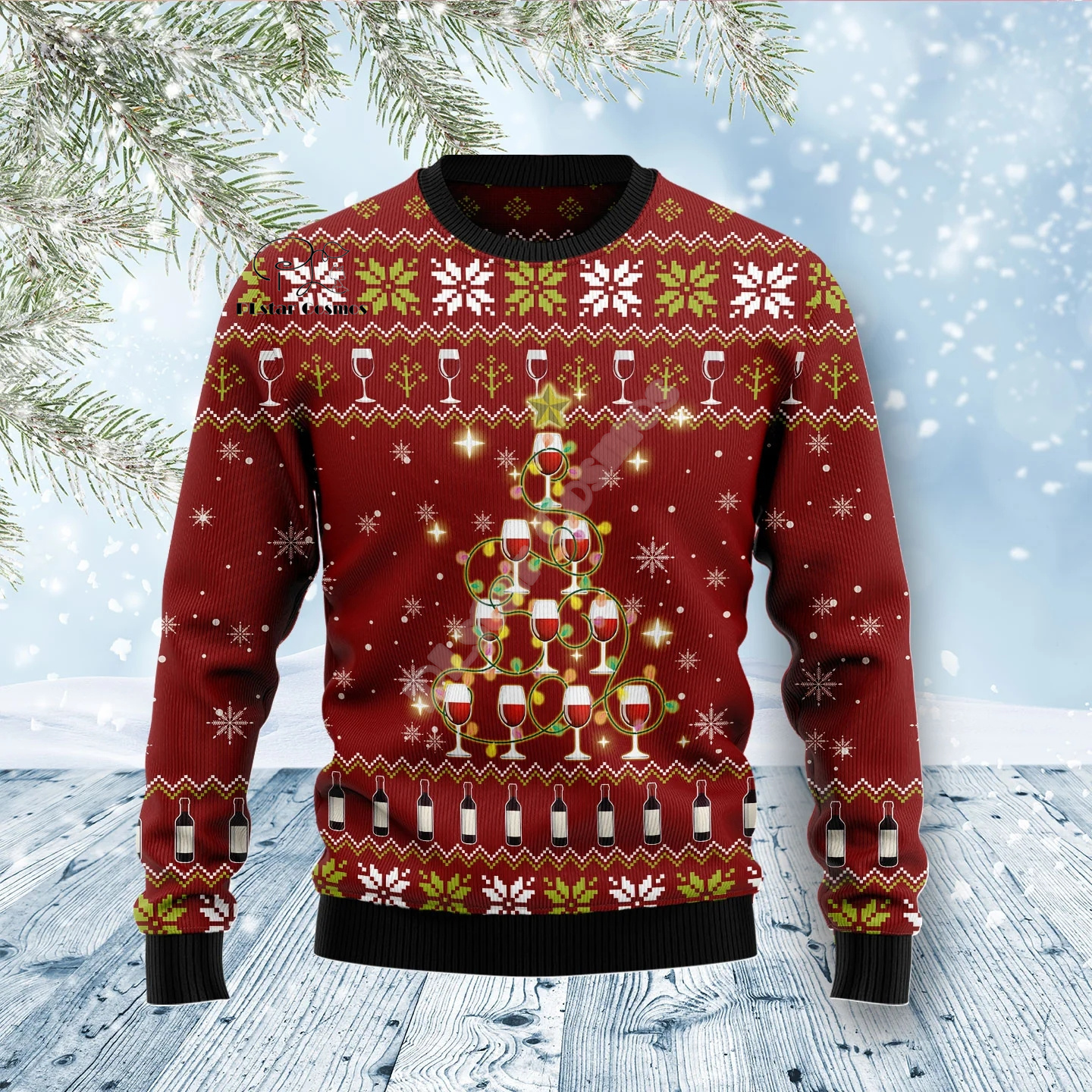 Christmas Ugly Knitted Sweater - 3D Printing Xmas recension och pris