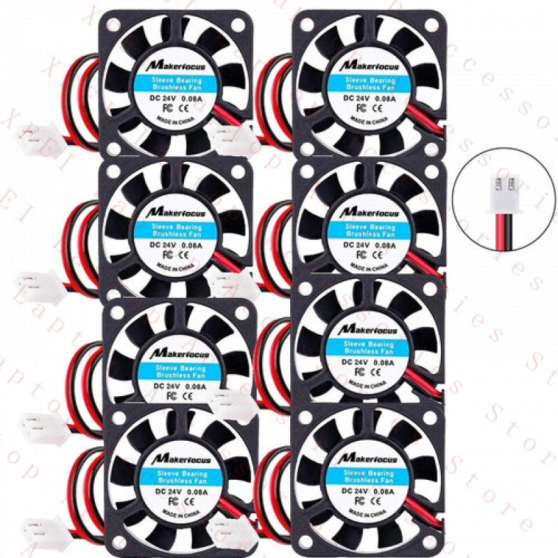 F 8pcs Mini Silent 3D Printer  - Cooling Fan 40Mm 3D recension och pris