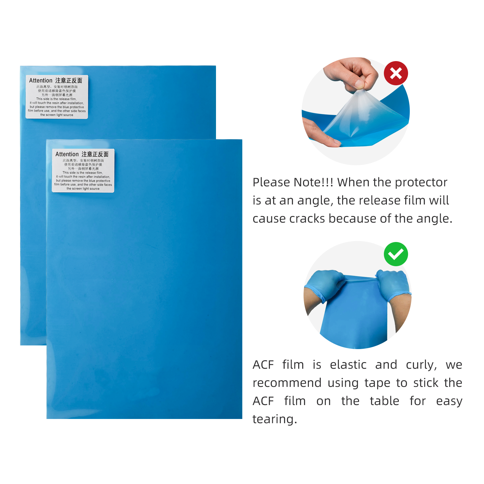3PCS ACF Film For 3D Printers  - 3D Printing Uv Resin recension och pris