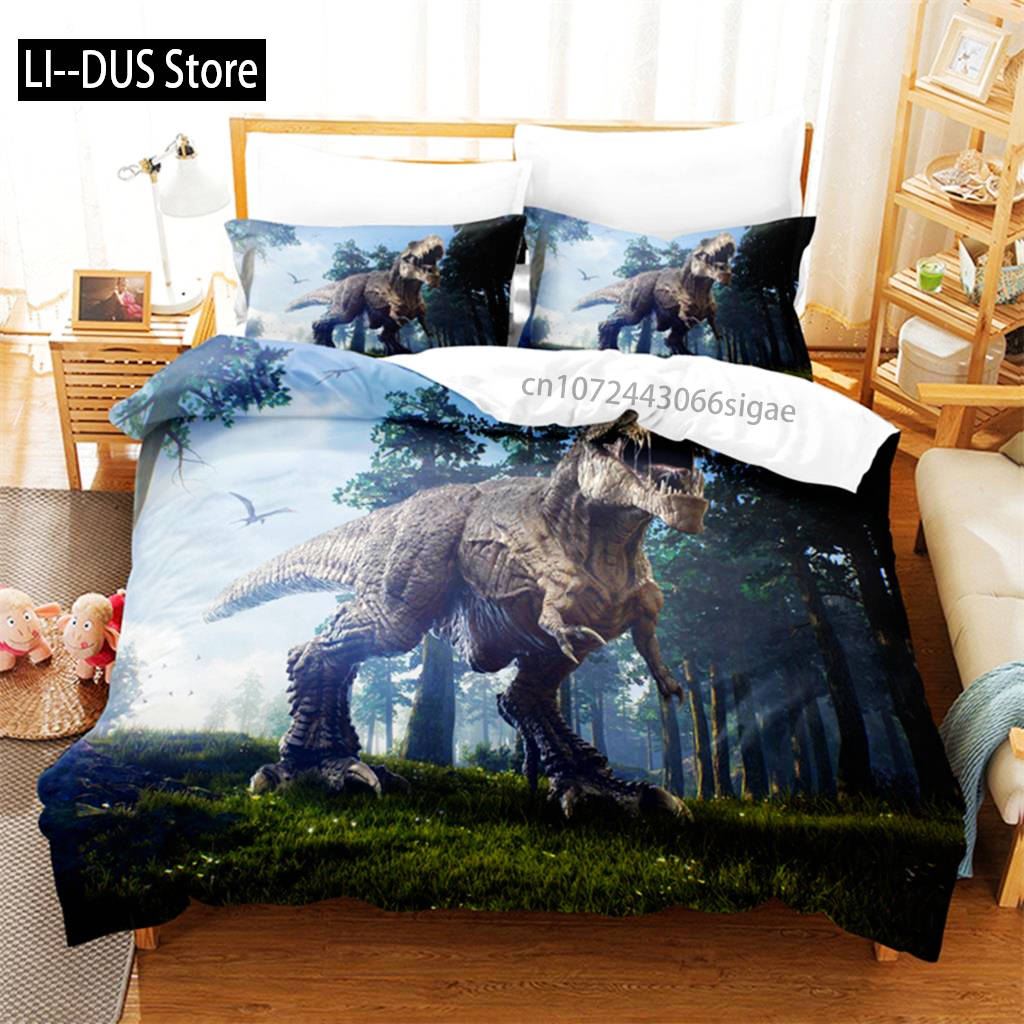Dinosaur Duvet Cover Microfibe - 3D Printing Room recension och pris