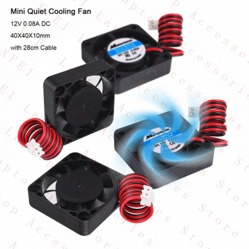 F 4X 12V Laptop 3D Printer DVR - Cooling Fan 40Mm 3D recension och pris