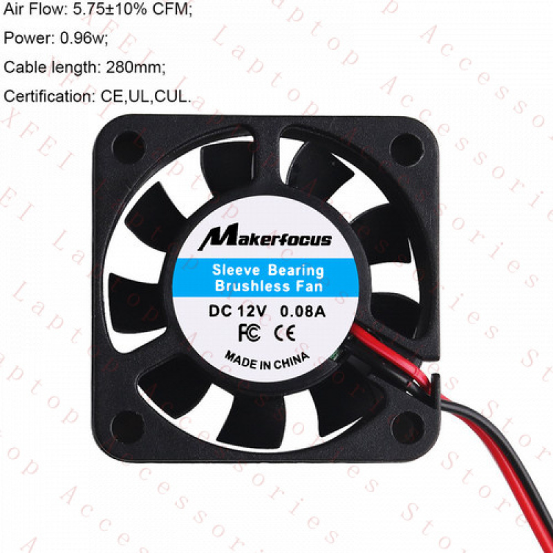 F 4X 12V Laptop 3D Printer DVR - Cooling Fan 40Mm 3D recension och pris