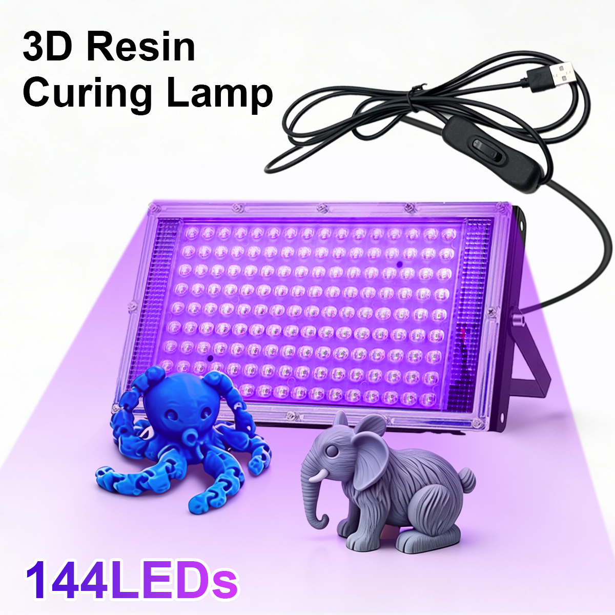 UV Resin Curing Light , 395nm  - 3D Print Isopropyl Alcohol recension och pris