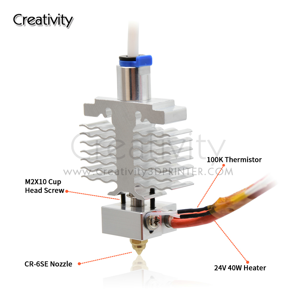 Assembled Hotend Kit For Ender - Silicone Sock Hotend recension och pris