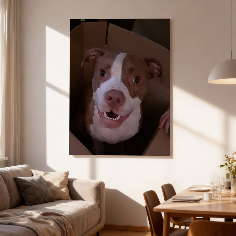An Artistic Canvas Wall Portra - 3D Printing Room recension och pris