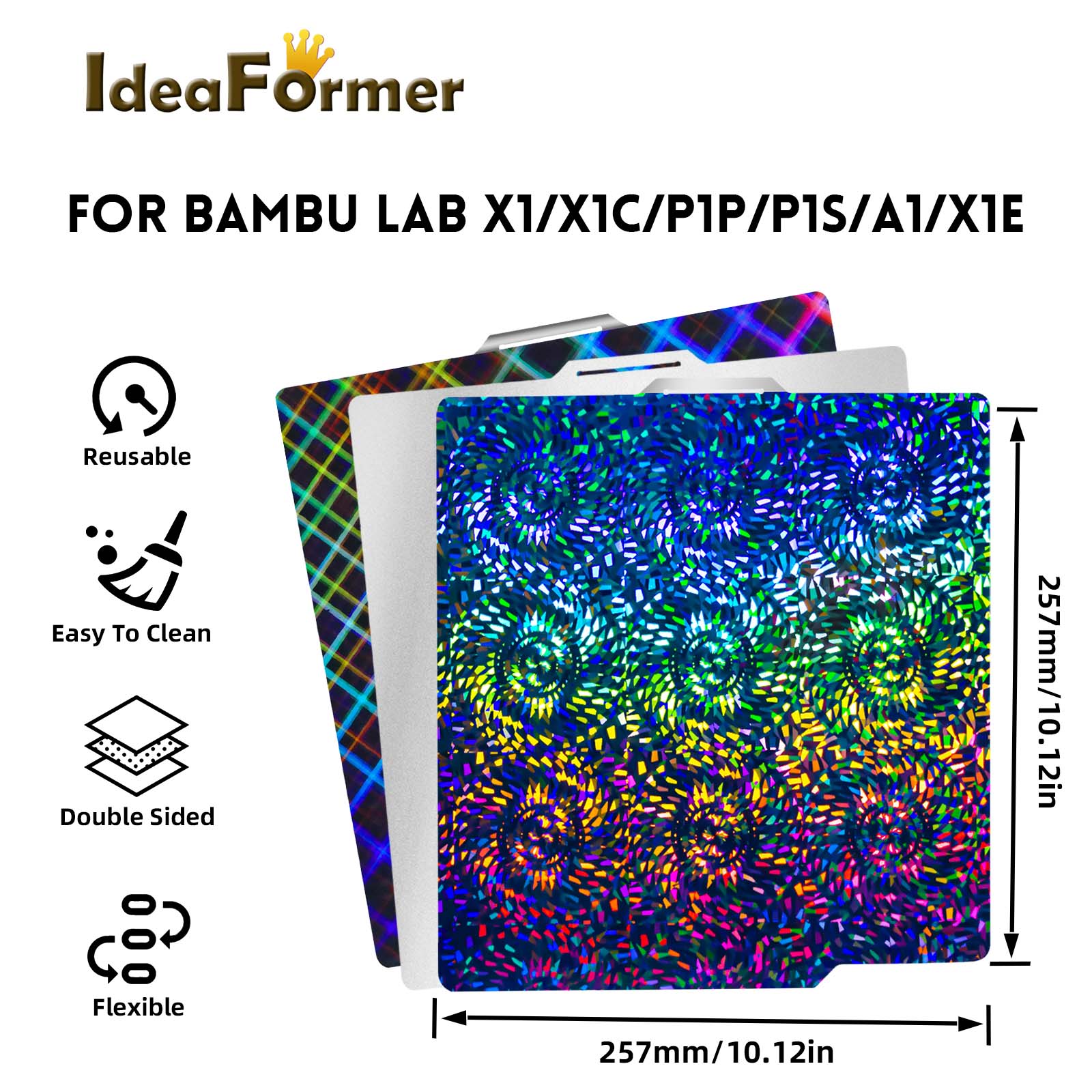 Bambulab Build Plate 257x257/1 - 3D Printing Bambu Lab A1 recension och pris