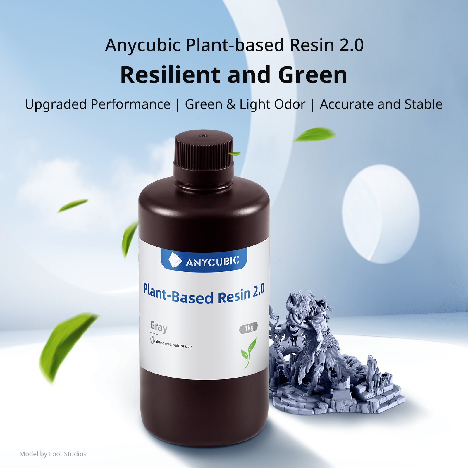 NEWEST ANYCUBIC ECO UV Resin 2 - 3D Printing Uv Resin recension och pris