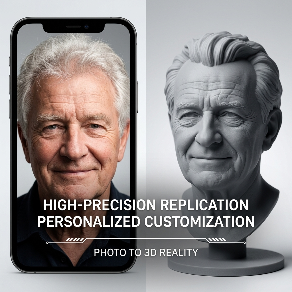 Personalized 3D Printed Bust F - 3D Printing App recension och pris