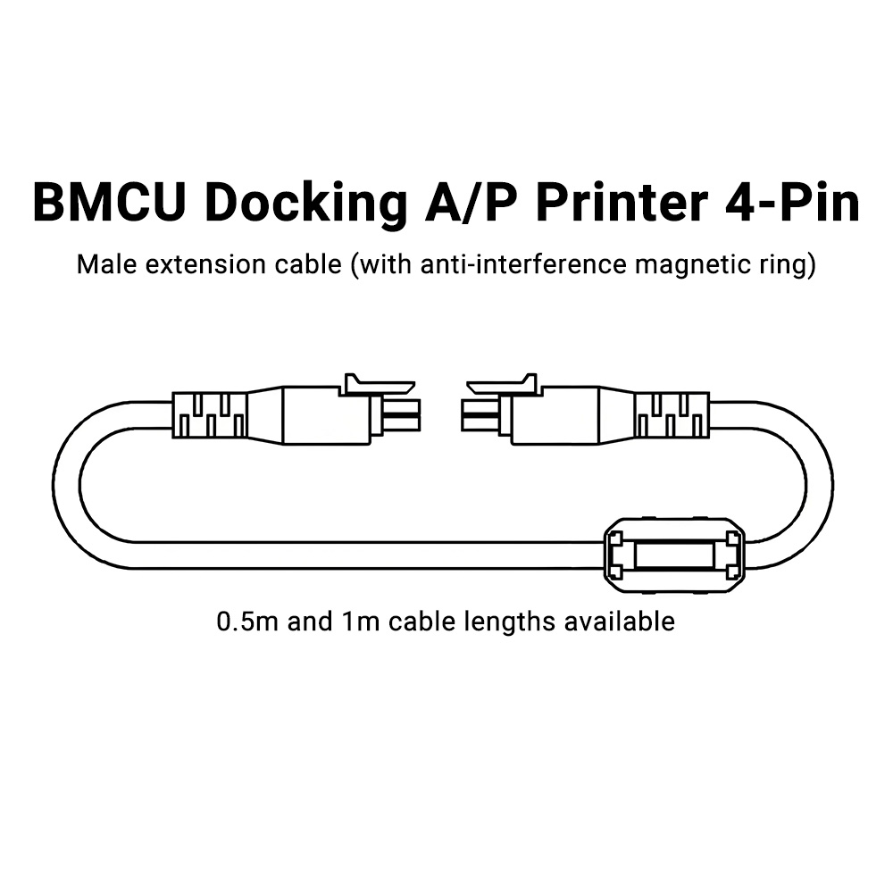0.5/1 Meters Premium BMCU 4-pi - 3D Printing Bambu Lab A1 recension och pris