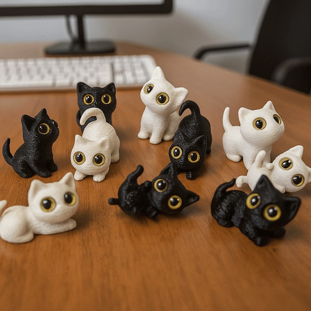 PLA Halloween Cat Anime Figure - 3D Printing Simulator recension och pris