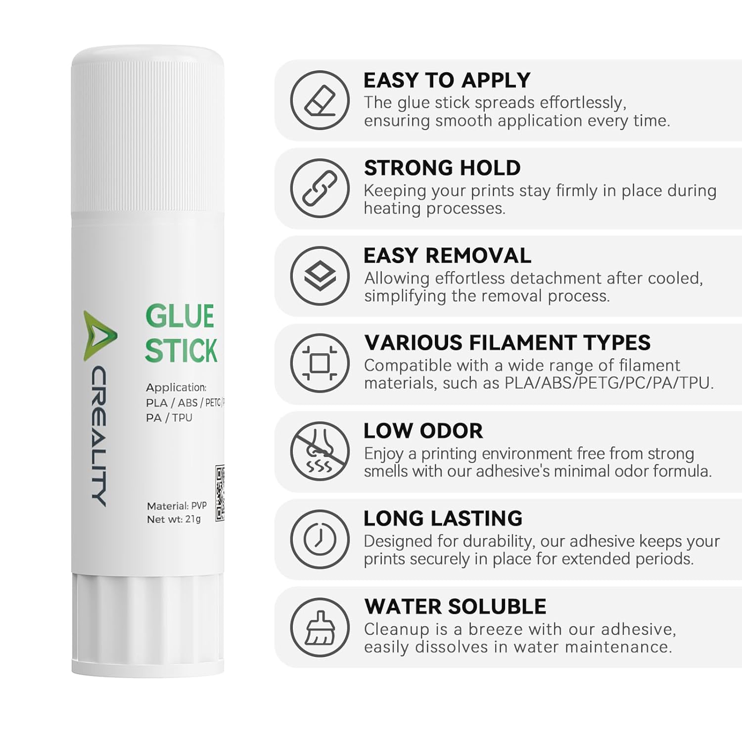 Creality 4PCS 3D Printer Glue  - 3D Printing Glue Stick recension och pris