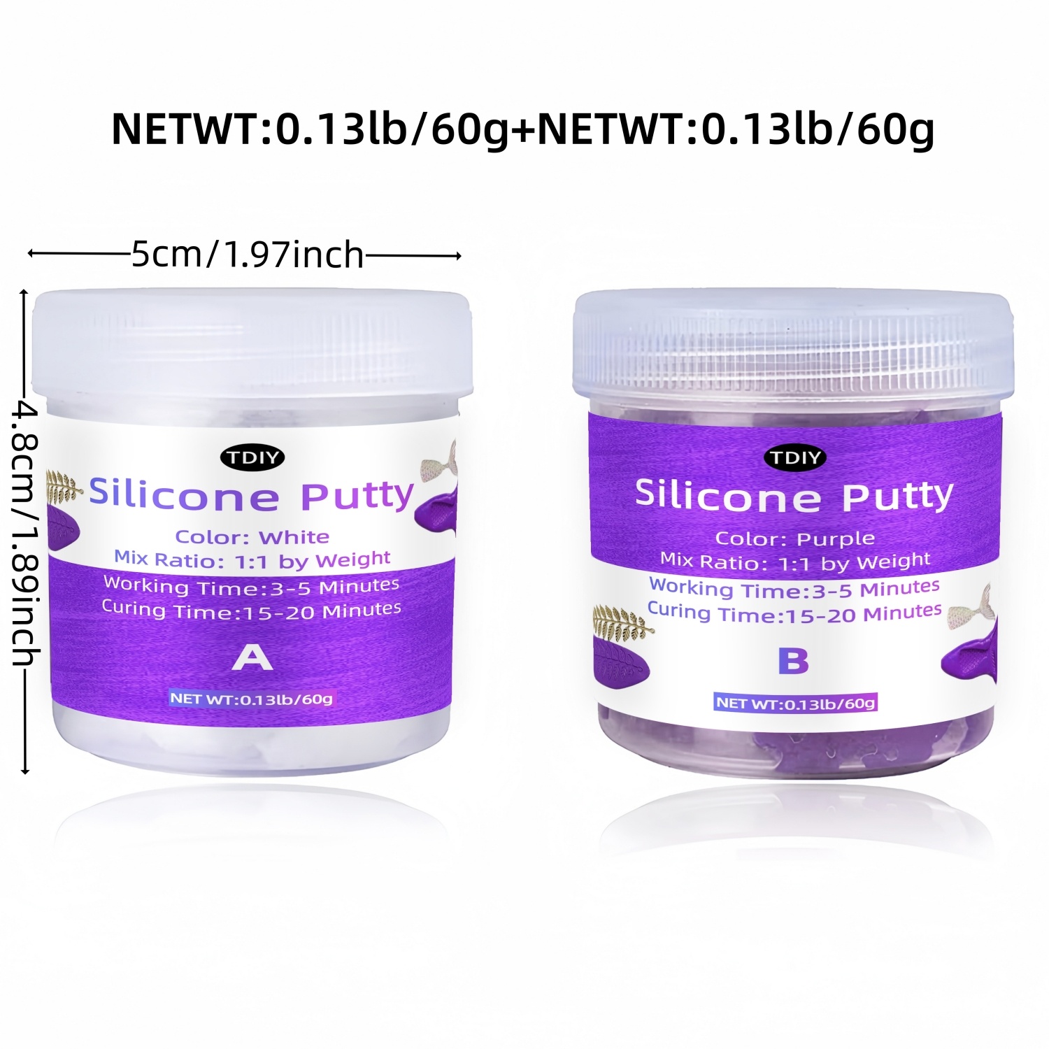 Purple Silicone Mold Putty Saf - 3D Print Isopropyl Alcohol recension och pris