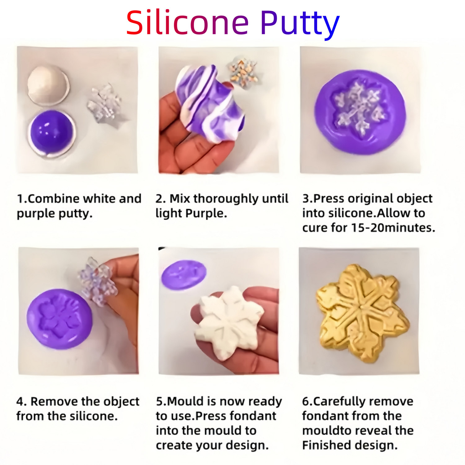 Purple Silicone Mold Putty Saf - 3D Print Isopropyl Alcohol recension och pris