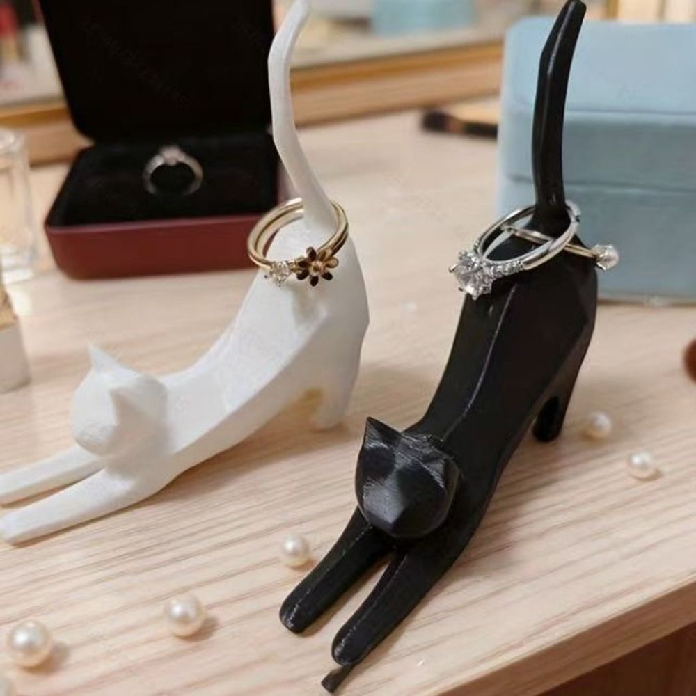 Mini Kitten Ring Storage Rack  - 3D Print Isopropyl Alcohol recension och pris