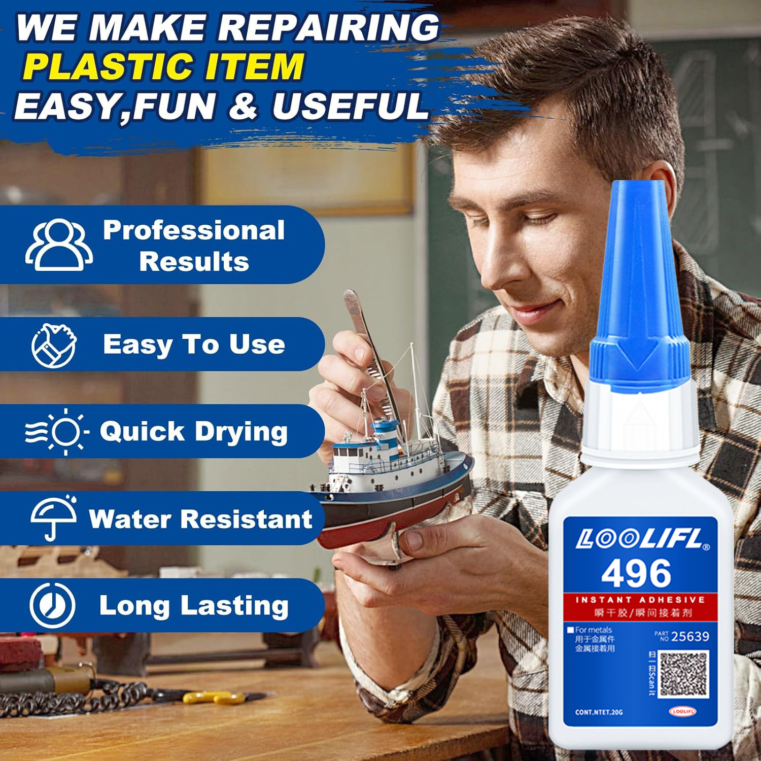 Strong plastic adhesive models - 3D Printing Glue Stick recension och pris