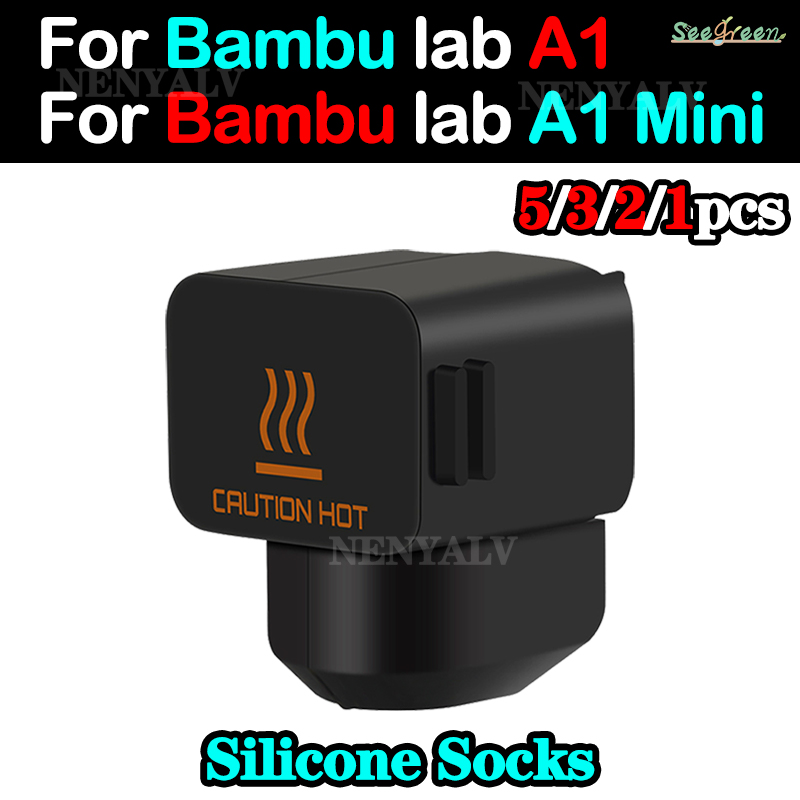 For Bambu lab A1 Silicone Sock - Silicone Sock Hotend recension och pris