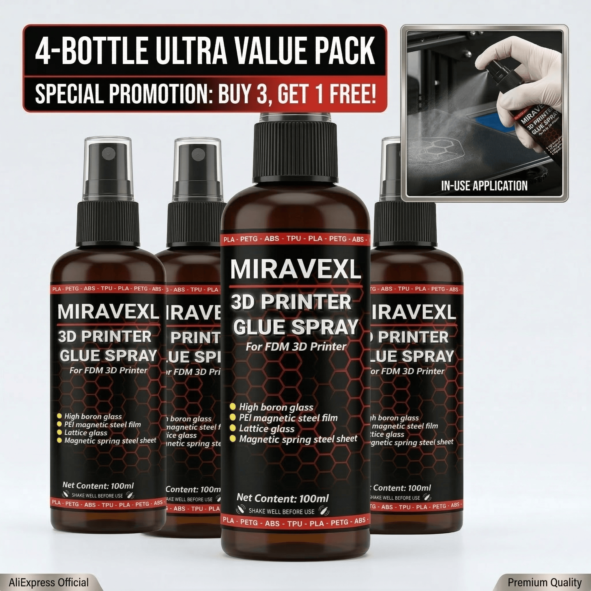 3D Printer Bed Adhesive Spray  - 3D Printing Glue Stick recension och pris