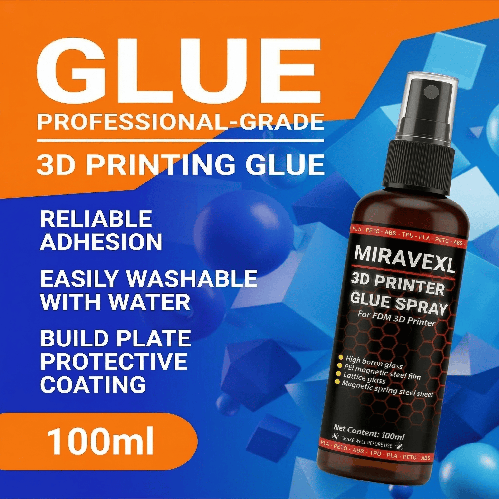 3D Printer Bed Adhesive Spray  - 3D Printing Glue Stick recension och pris