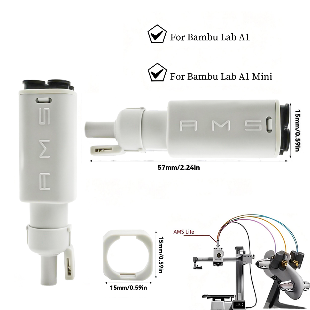 3D Printer AMS Lite Filament H - 3D Printing Bambu Lab A1 recension och pris