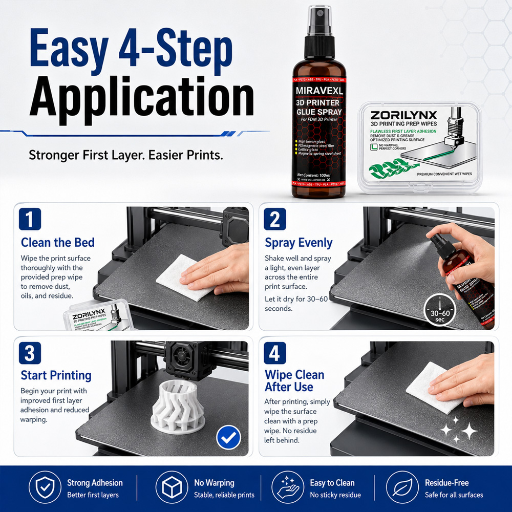 Anti-Warping 3D Printer Glue S - 3D Printing Glue Stick recension och pris