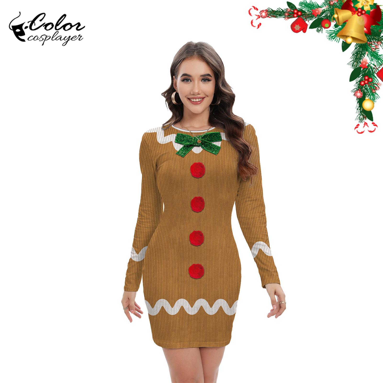 Color Cosplayer Xmas Party Dre - 3D Printing Xmas recension och pris