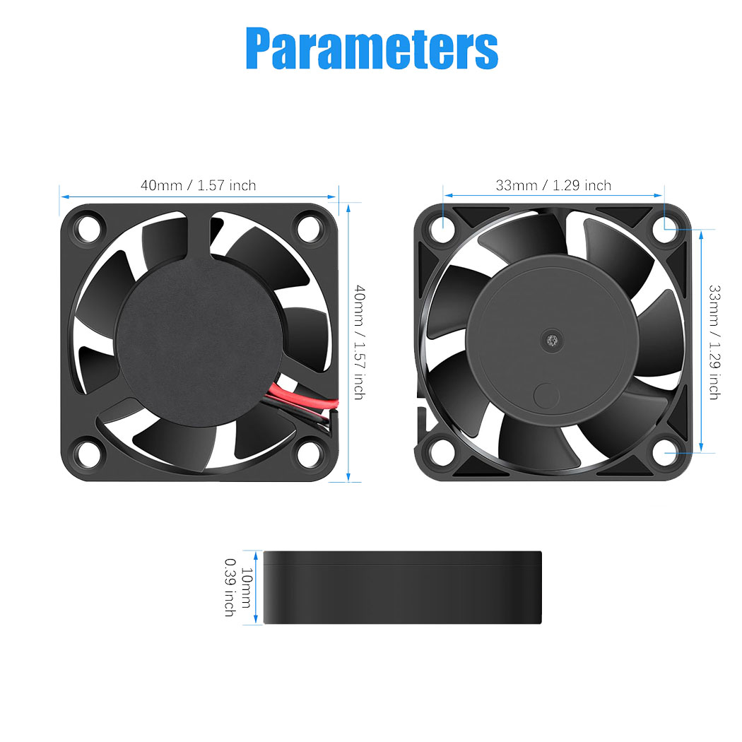 40MM Computer Case Cooler DC 5 - Cooling Fan 40Mm 3D recension och pris