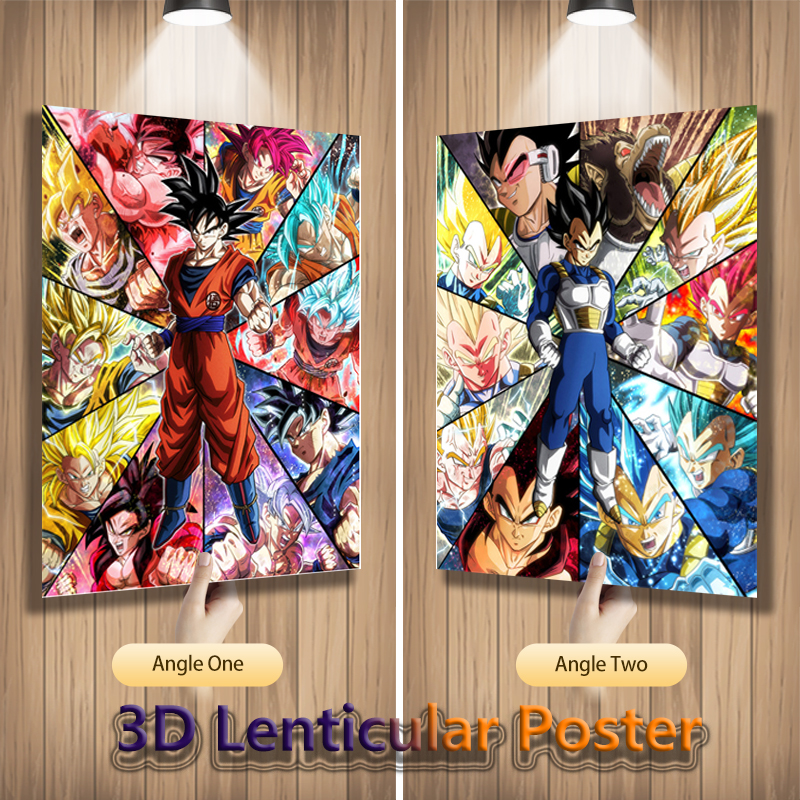 Anime 3D Lenticular Posters Fl - 3D Printing Room recension och pris